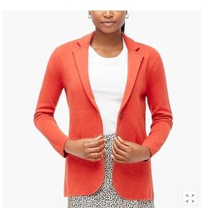 J crew leopard tipped sweater jacket Clearance